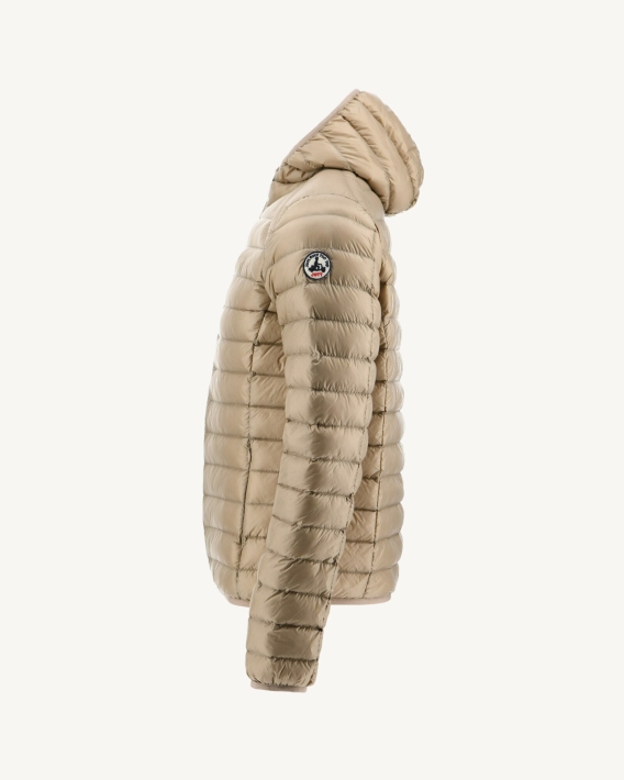 Jott Doudoune Légère à Capuche Beige Nico