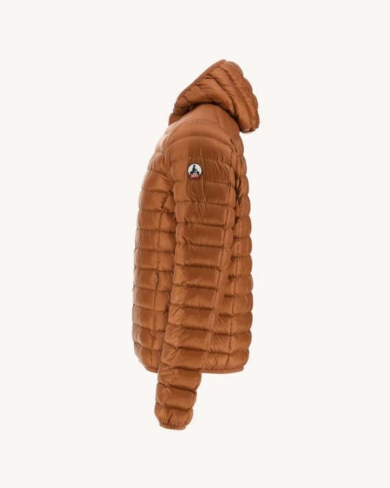 Doudoune Légère à Capuche Jott Caramel Nico