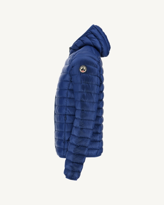 Doudoune Légère à Capuche Denim Foncé Nico Jott