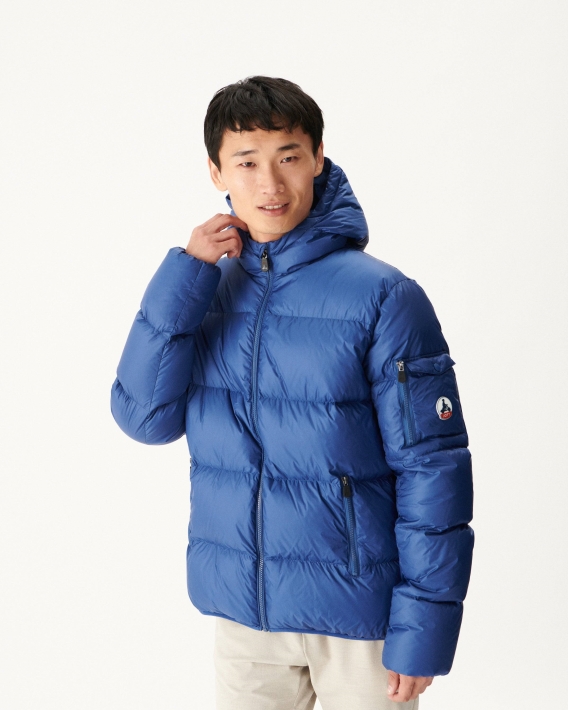 Jott Dark Denim Extrême Froid Doudoune à Capuche Java