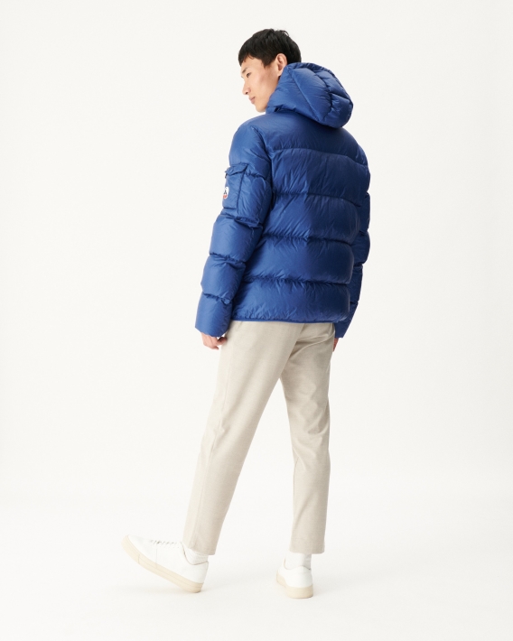 Jott Dark Denim Extrême Froid Doudoune à Capuche Java