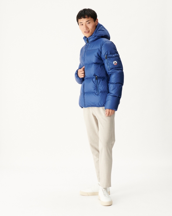 Jott Dark Denim Extrême Froid Doudoune à Capuche Java