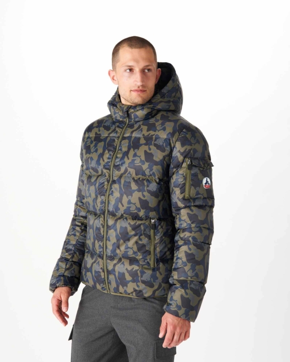 Jott Print Militaire Extreme Cold Doudoune à Capuche Java
