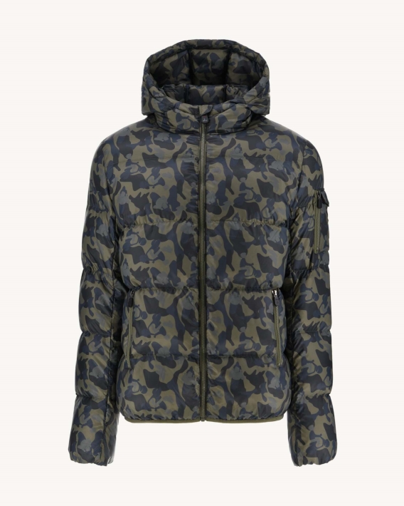 Jott Print Militaire Extreme Cold Doudoune à Capuche Java