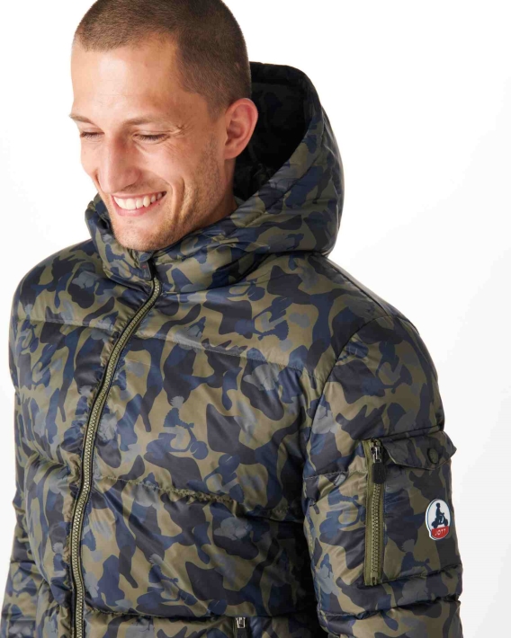Jott Print Militaire Extreme Cold Doudoune à Capuche Java