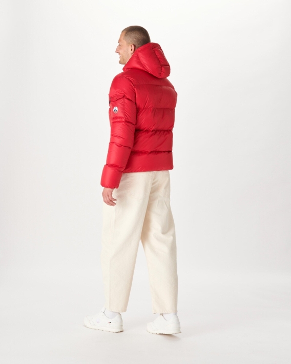 Doudoune à Capuche Rouge Grand Froid Java Jott