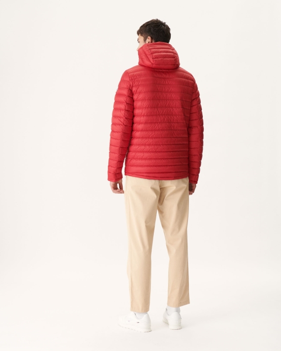 Doudoune Réversible à Capuche Jott Marine/rouge Bergen