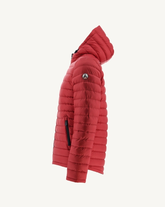 Doudoune Réversible à Capuche Jott Marine/rouge Bergen