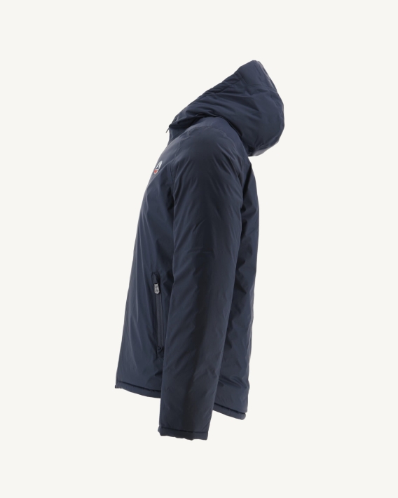 Doudoune Réversible à Capuche Jott Marine/rouge Bergen
