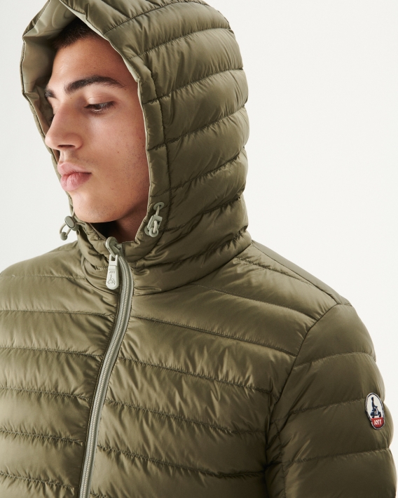 Doudoune Réversible à Capuche Sauge/army Bergen Jott