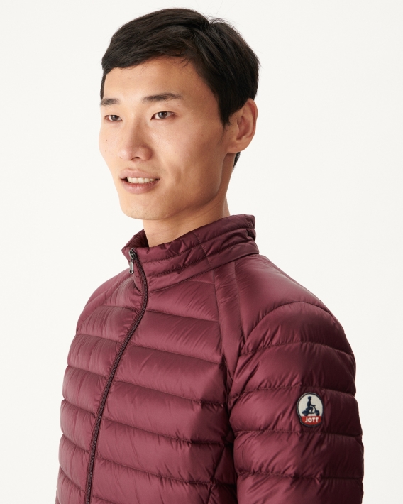 Doudoune Légère Aubergine Mat Jott