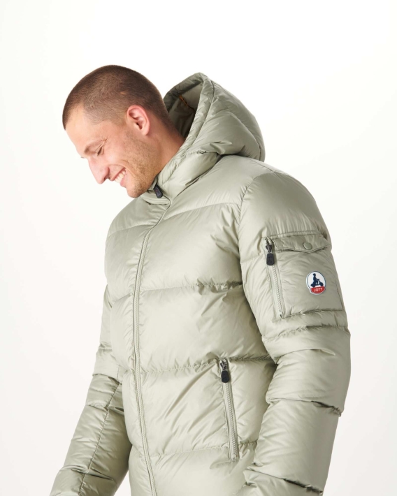 Doudoune à Capuche Grand Froid Sauge Java Jott