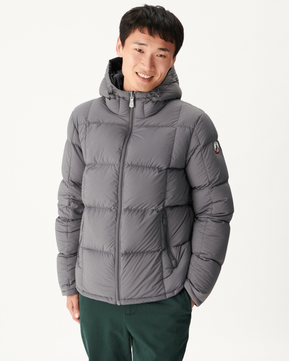 Doudoune Réversible à Capuche Grand Froid Jott Noir/anthracite Aspen