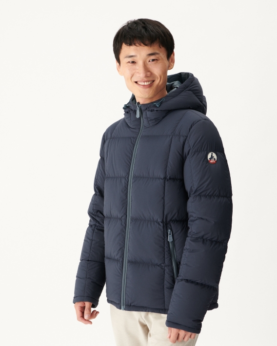 Doudoune Réversible à Capuche Grand Froid Bleu/marine Aspen Jott