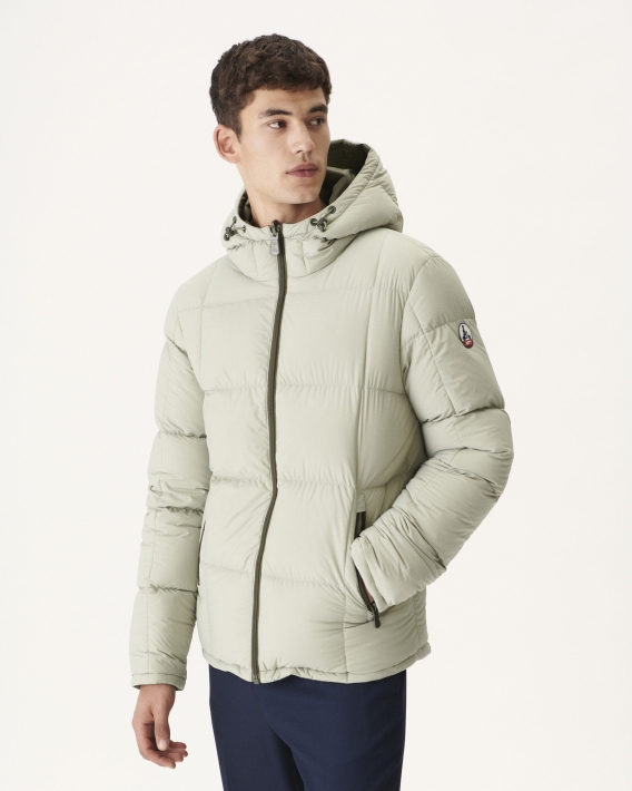 Doudoune Réversible à Capuche Jott Army/sauge Extreme Cold Aspen