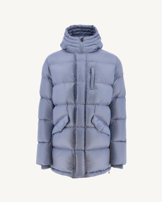 Doudoune à Capuche Grand Froid Delave Bleu Dakhla Jott