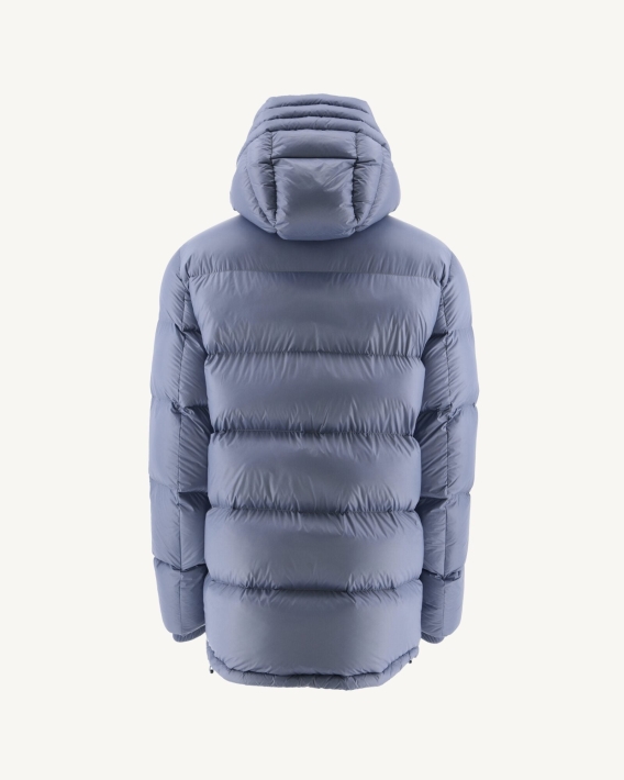 Doudoune à Capuche Grand Froid Delave Bleu Dakhla Jott