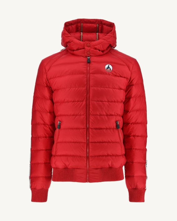 Doudoune à Capuche Rouge Extrême Froid Ankara Jott