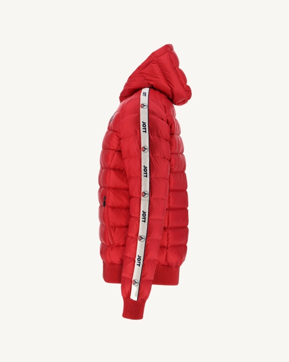 Doudoune à Capuche Rouge Extrême Froid Ankara Jott