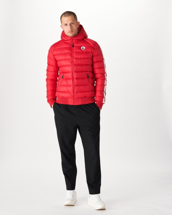 Doudoune à Capuche Rouge Extrême Froid Ankara Jott