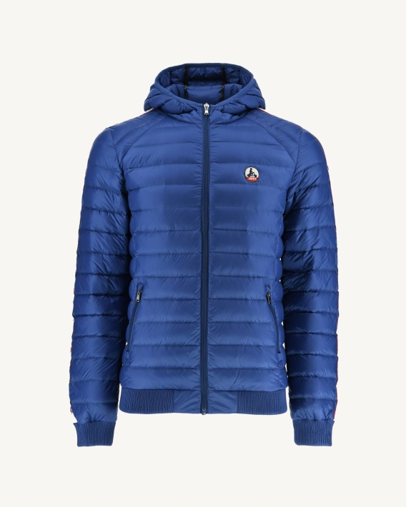 Doudoune Denim Foncé à Capuche Colin Jott