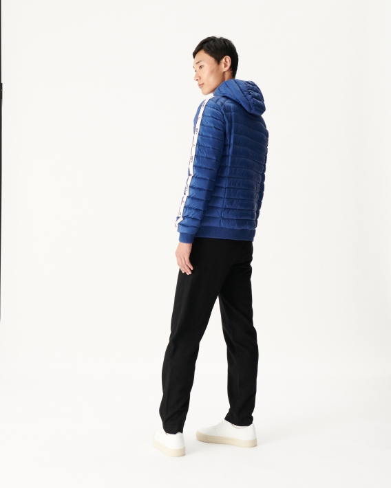 Doudoune Denim Foncé à Capuche Colin Jott