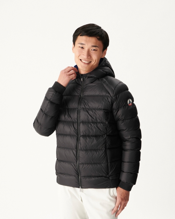 Doudoune Capuche Grand Froid Noir Nat Jott