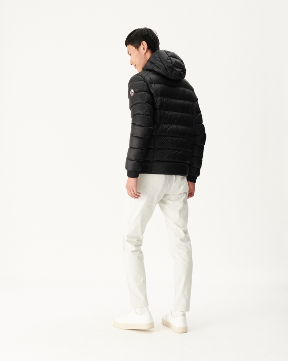 Doudoune Capuche Grand Froid Noir Nat Jott