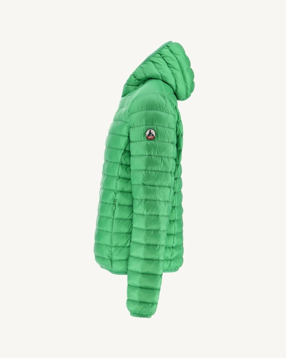 Doudoune Légère à Capuche Jott Vert Nico