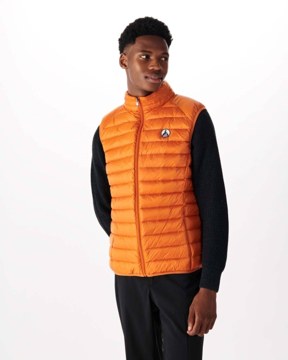 Doudoune Sans Manche Jott Orange Tom