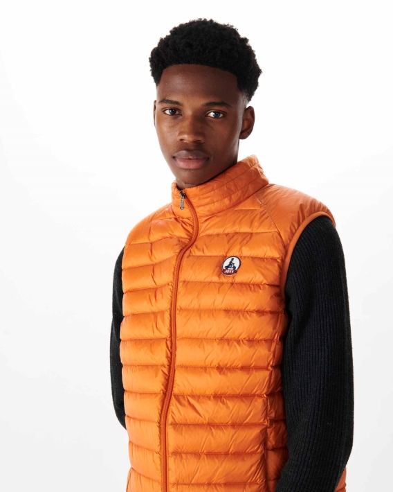Doudoune Sans Manche Jott Orange Tom
