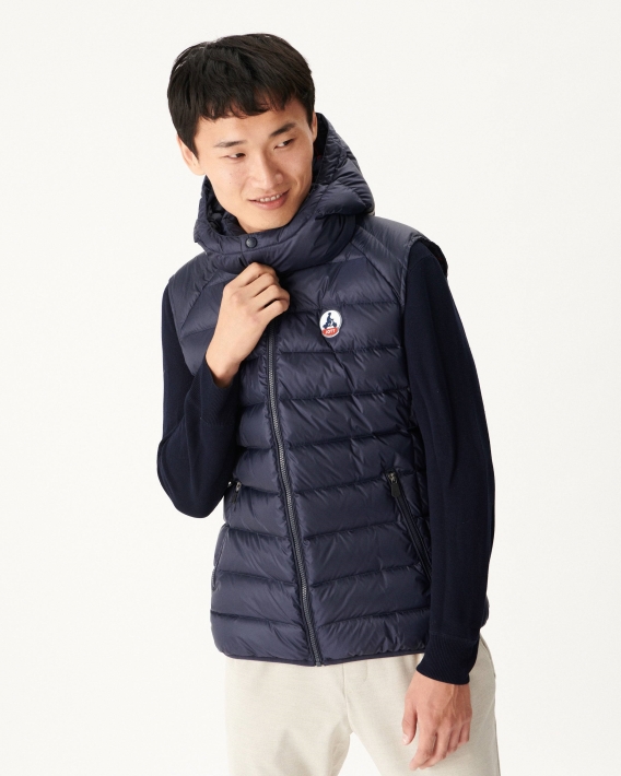 Doudoune Sans Manches Grand Froid Marine Silver Jot
