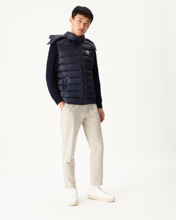 Doudoune Sans Manches Grand Froid Marine Silver Jot