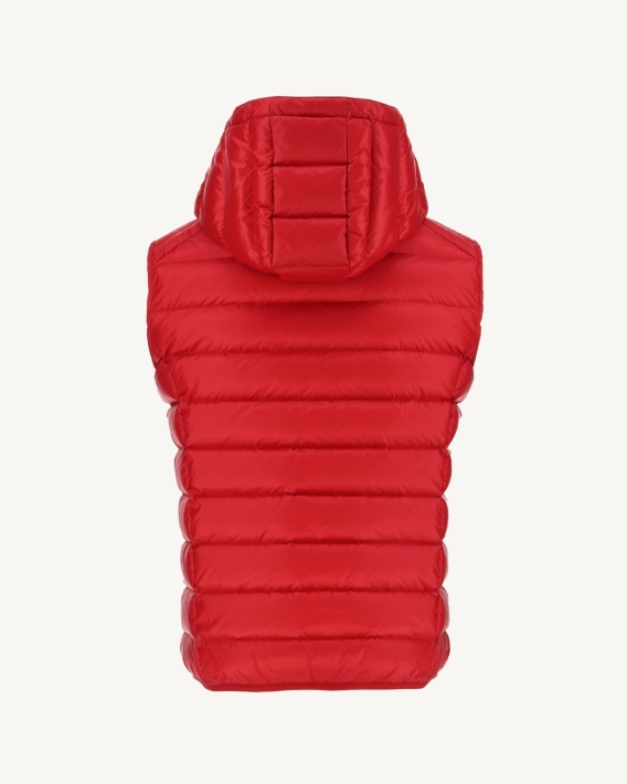 Doudoune Sans Manches Grand Froid Jott Rouge Argent