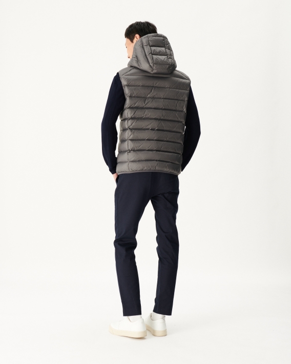 Doudoune Sans Manches Grand Froid Anthracite Jott Argent