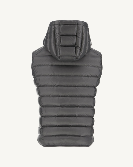 Doudoune Sans Manches Grand Froid Anthracite Jott Argent