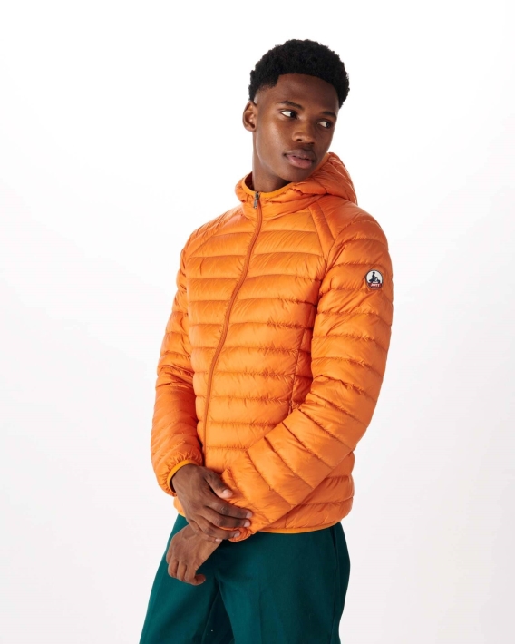 Doudoune Légère à Capuche Jott Orange Nico