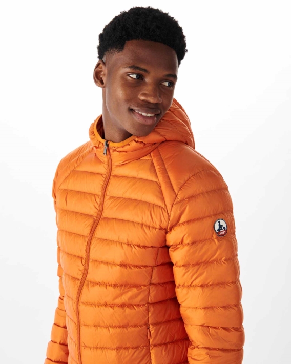Doudoune Légère à Capuche Jott Orange Nico
