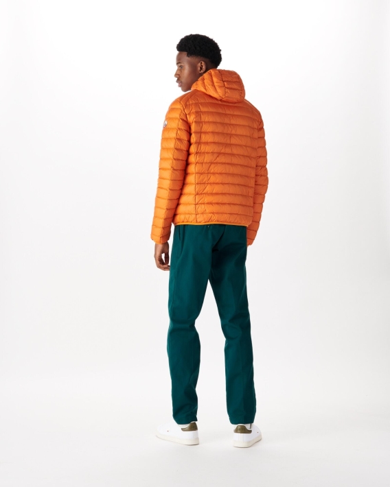 Doudoune Légère à Capuche Jott Orange Nico