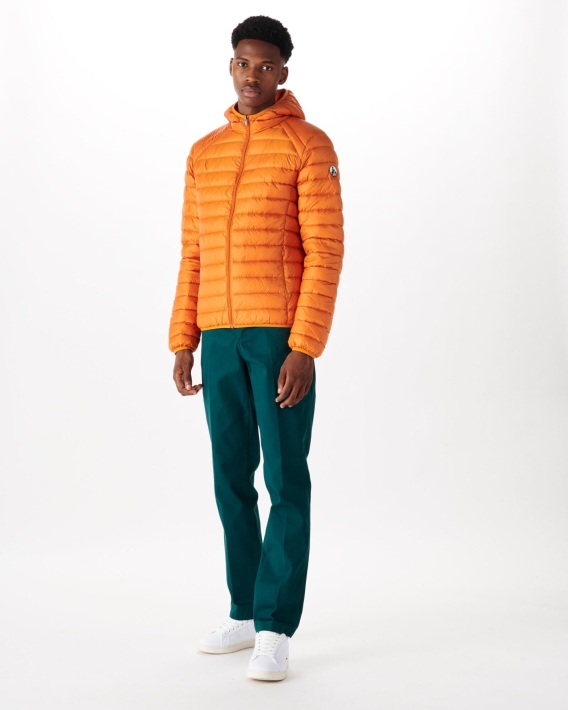 Doudoune Légère à Capuche Jott Orange Nico