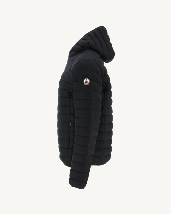 Doudoune Noire à Capuche Nico Jott
