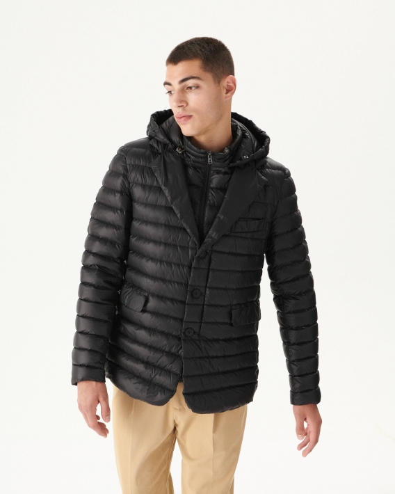 Doudoune Noire Valentin Jott