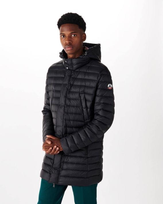 Doudoune Légère à Capuche Noir Florent Jott