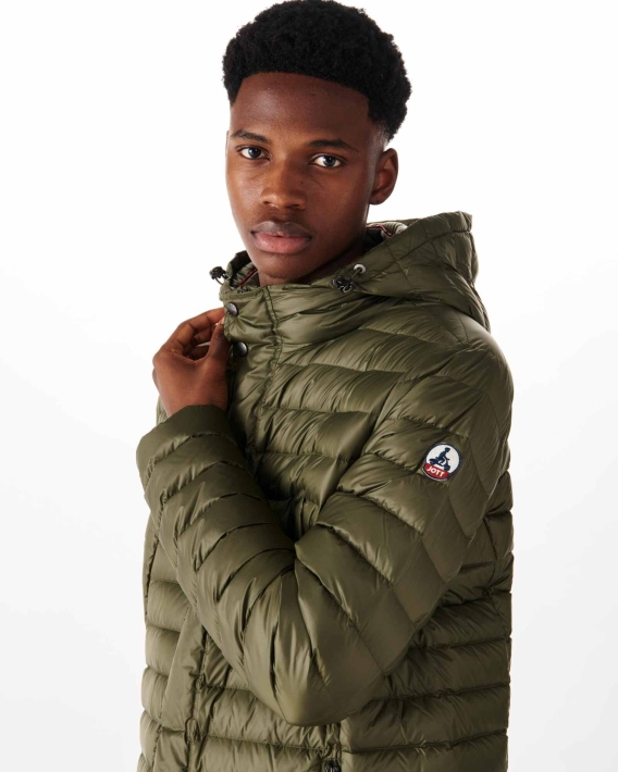 Doudoune Légère à Capuche Jott Army Florent
