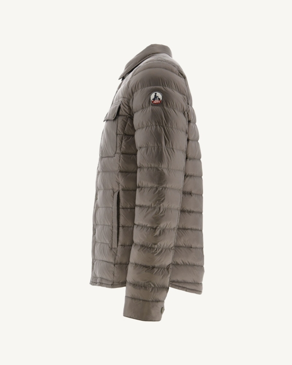 Doudoune Légère Col Chemise Cris Taupe Jott