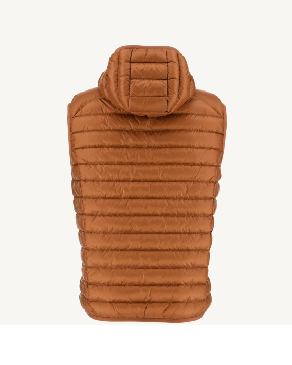 Doudoune Sans Manches à Capuche Jott Pat Caramel