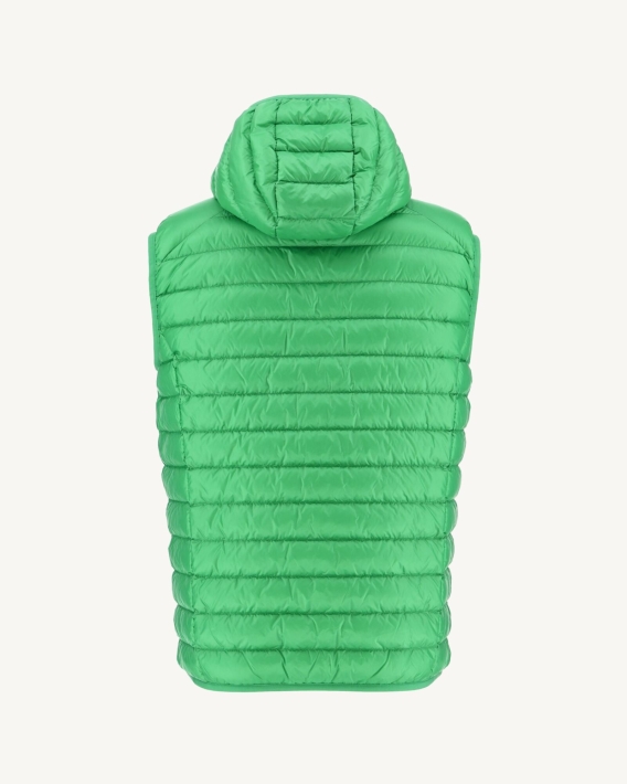 Doudoune Sans Manches à Capuche Jott Vert Pat