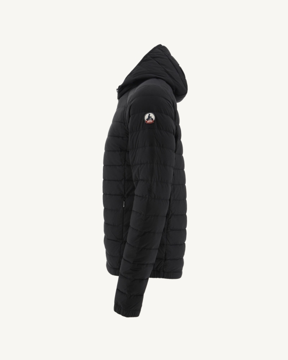 Doudoune Légère à Capuche Noir Lenny Jott