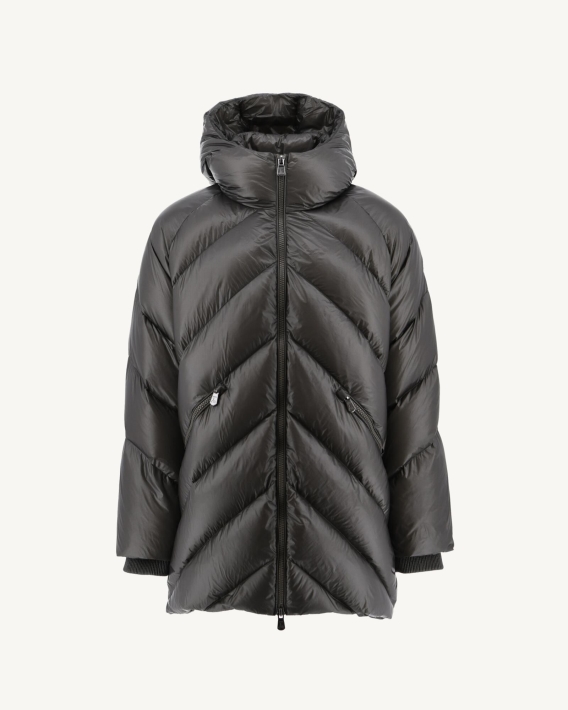 Doudoune Capuche Grand Froid Anthracite Jott Blaze