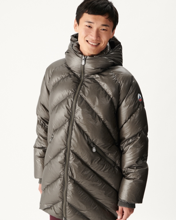Doudoune Capuche Grand Froid Anthracite Jott Blaze